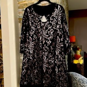 Staples brand sequin party dress size small NWT